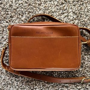 Portland Leather Toaster Bag in Honey